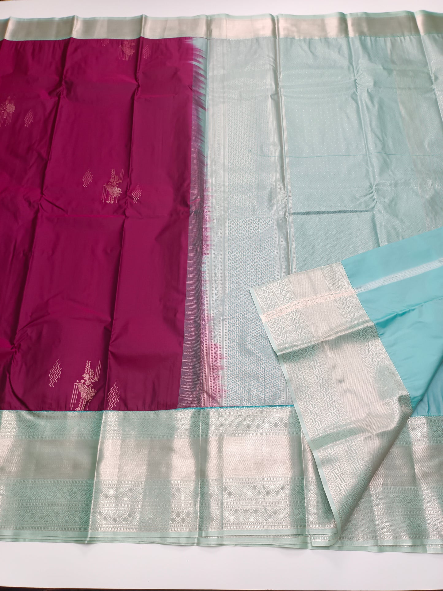 KANCHIPURAM SEMI SILK SAREE