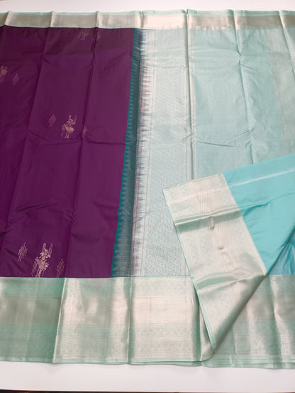 KANCHIPURAM SEMI SILK SAREE
