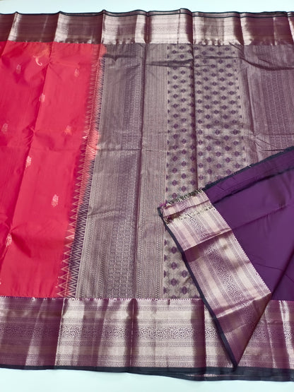 KANCHIPURAM SEMI SILK SAREE