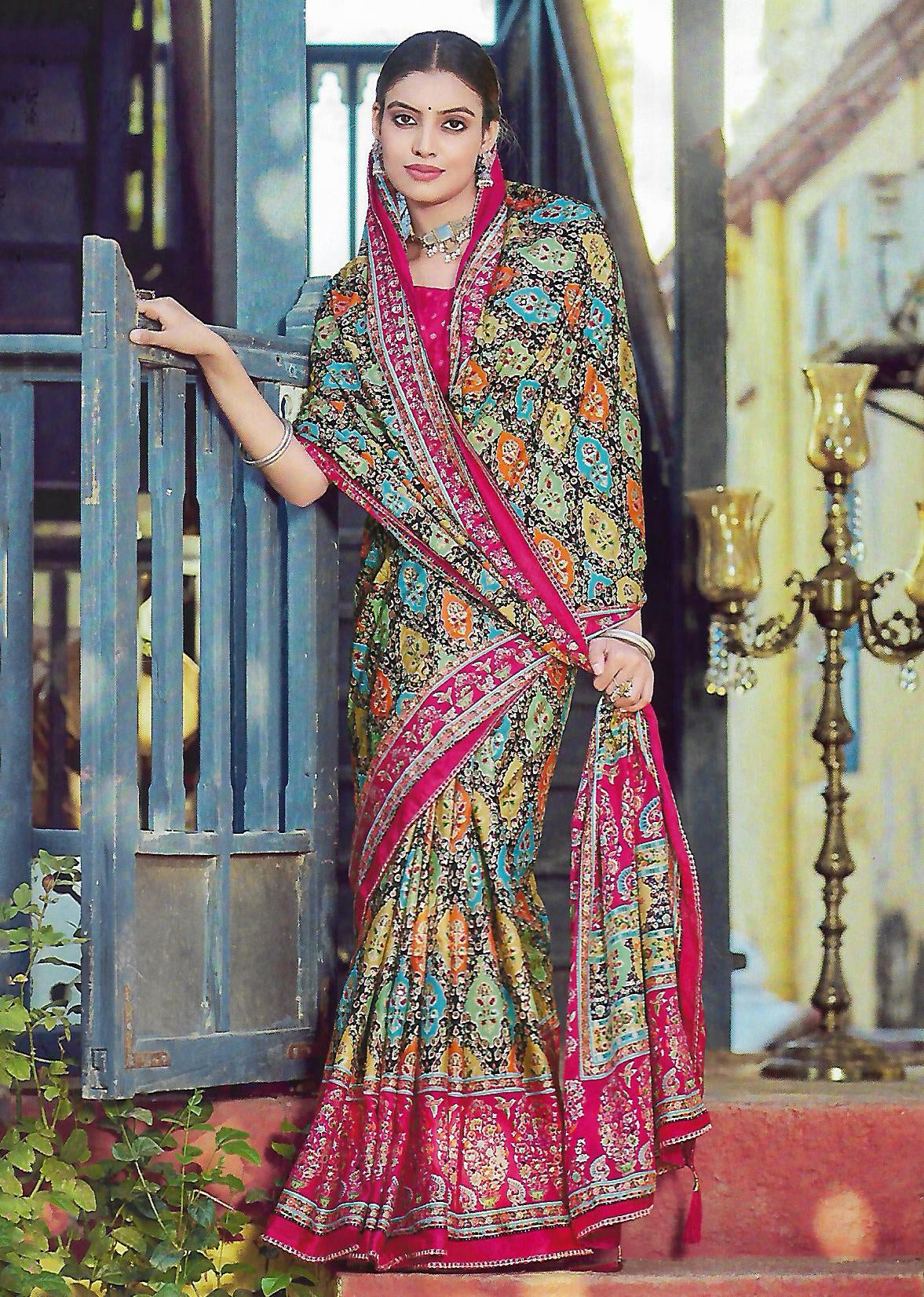 FANCY SYNTHETIC SAREE