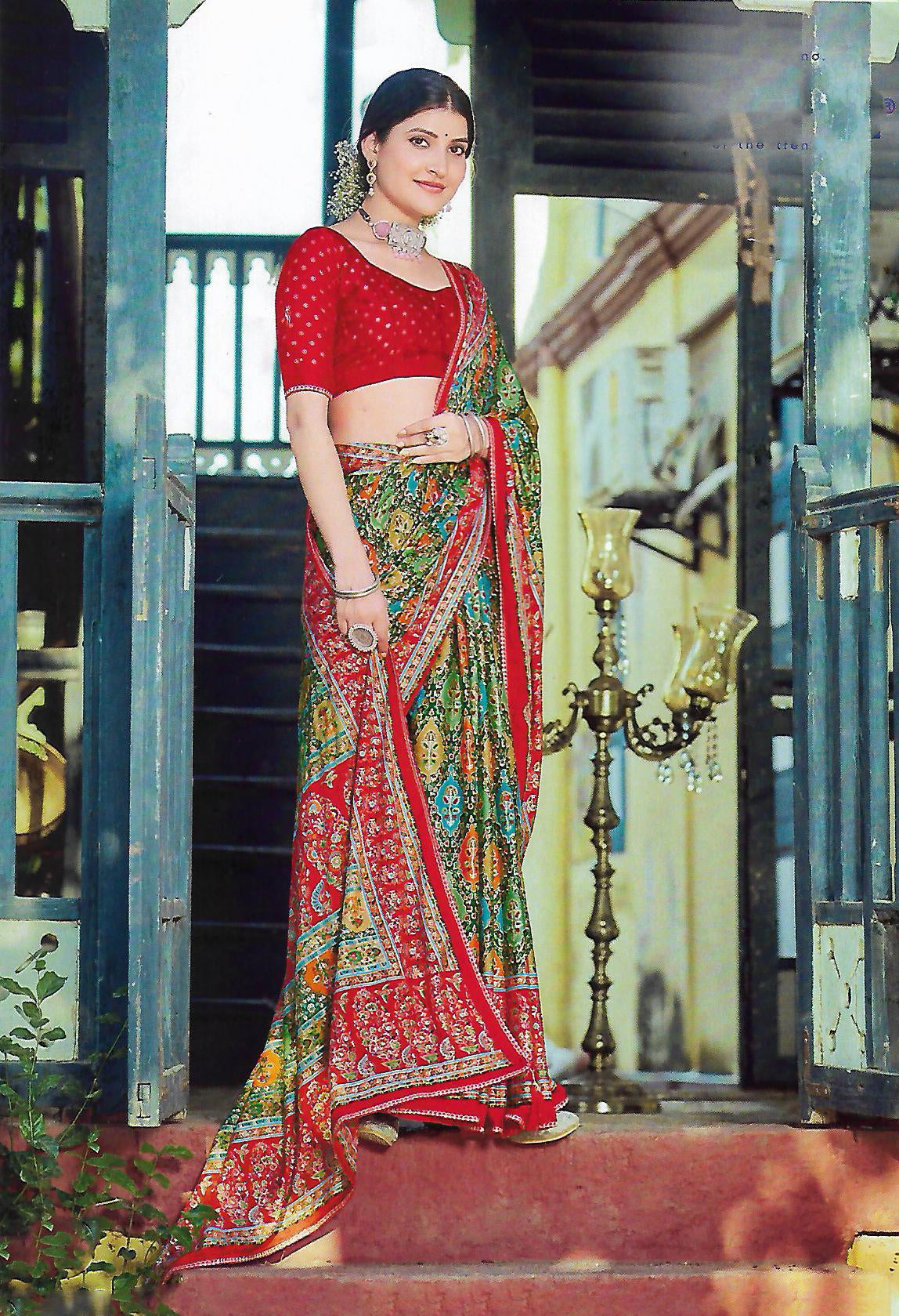 FANCY SYNTHETIC SAREE