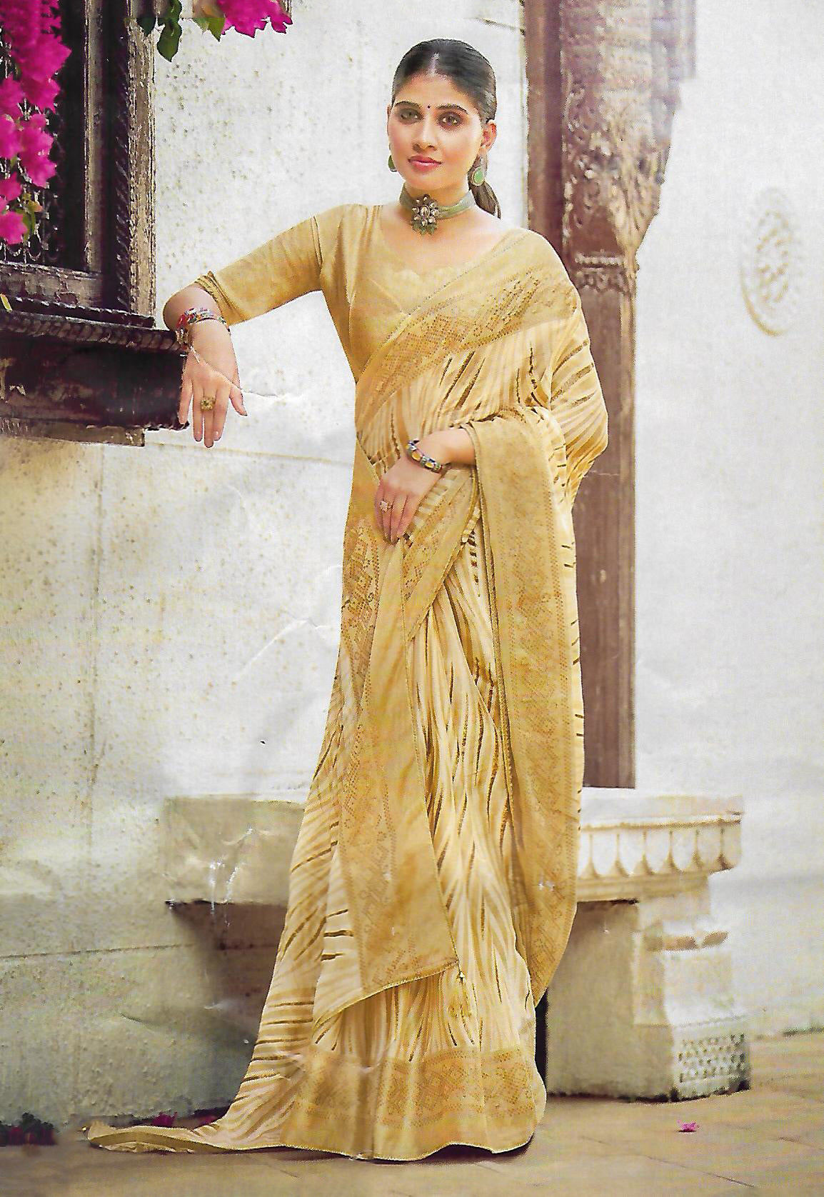 FANCY SYNTHETIC SAREE