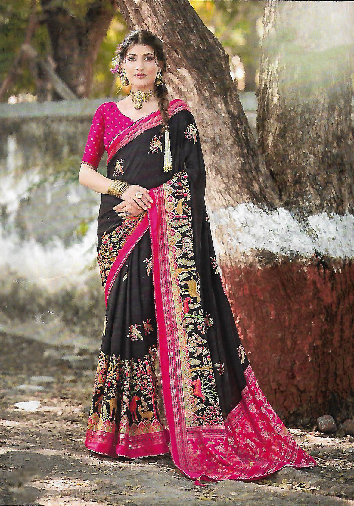 FANCY SYNTHETIC SAREE