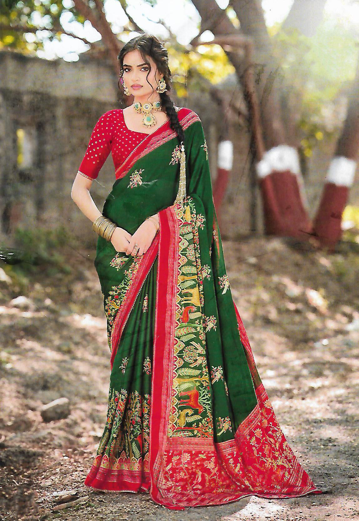 FANCY SYNTHETIC SAREE