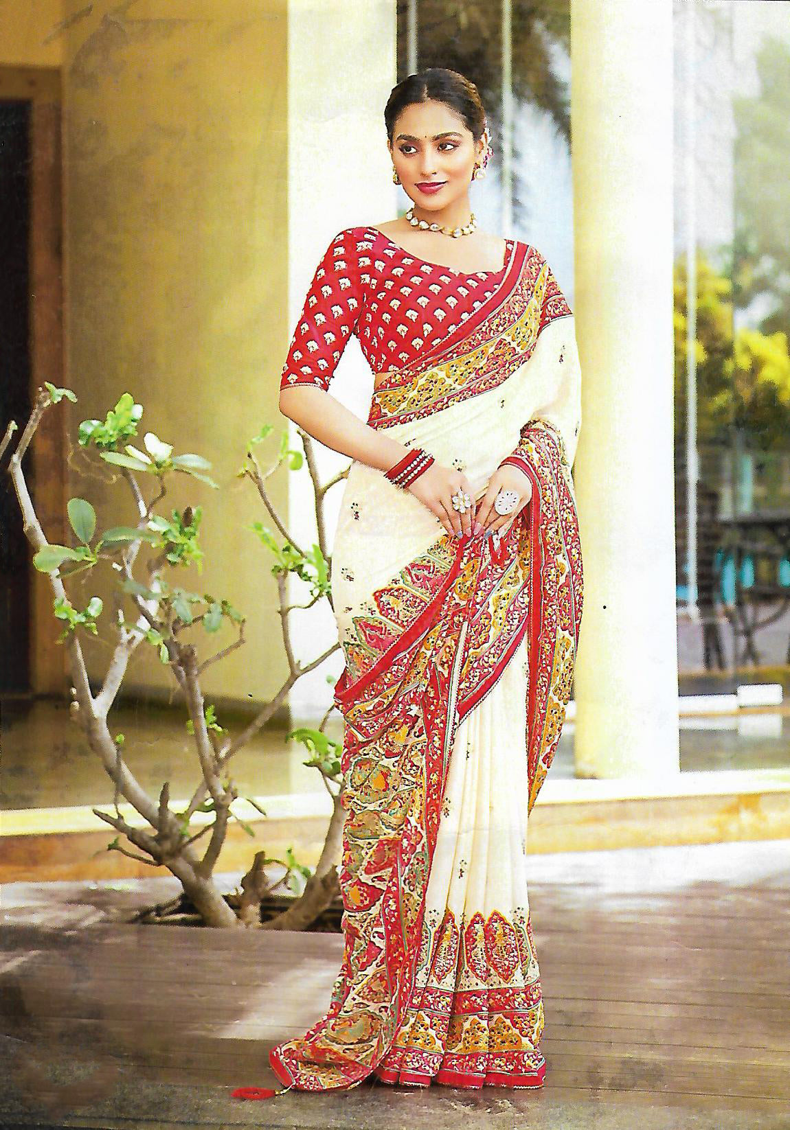 FANCY SYNTHETIC SAREE