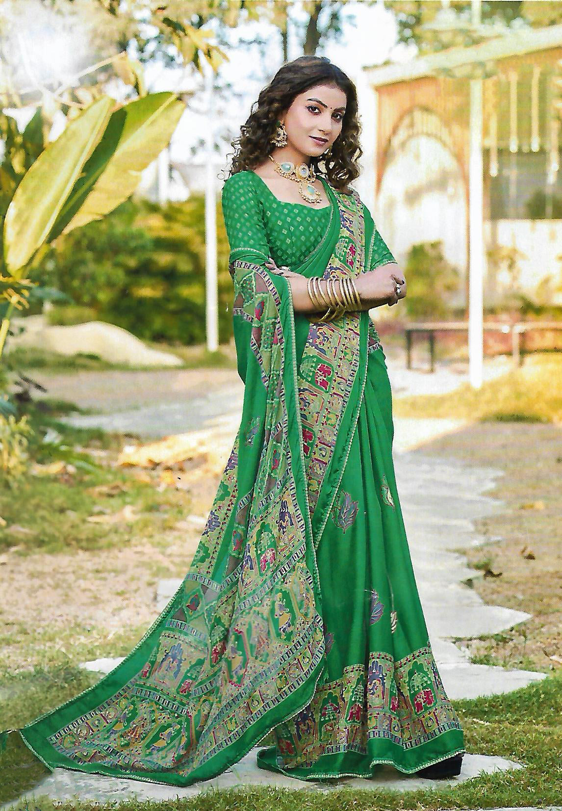 FANCY SYNTHETIC SAREE