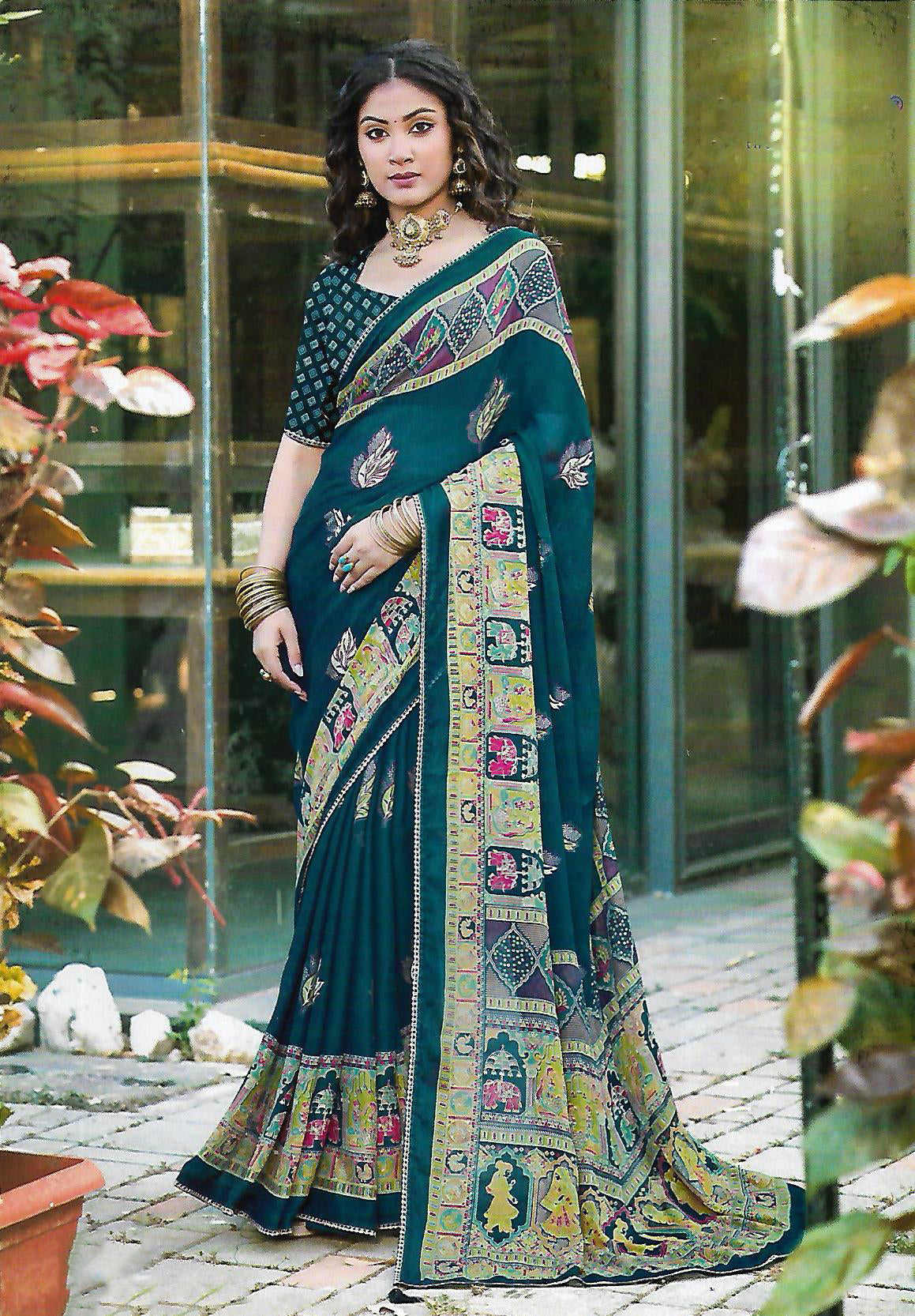 FANCY SYNTHETIC SAREE