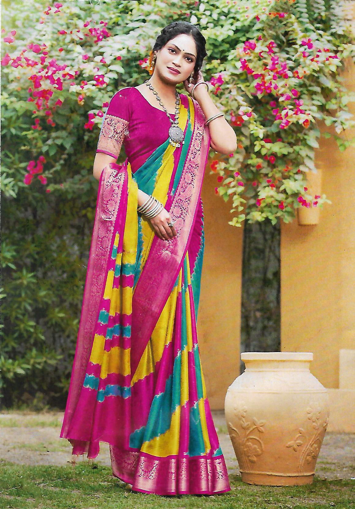 FANCY SYNTHETIC SAREE