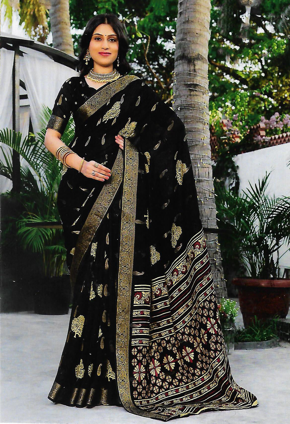 FANCY SYNTHETIC SAREE