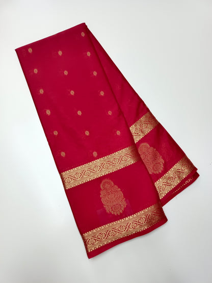 SEMI CREPE SILK SAREE