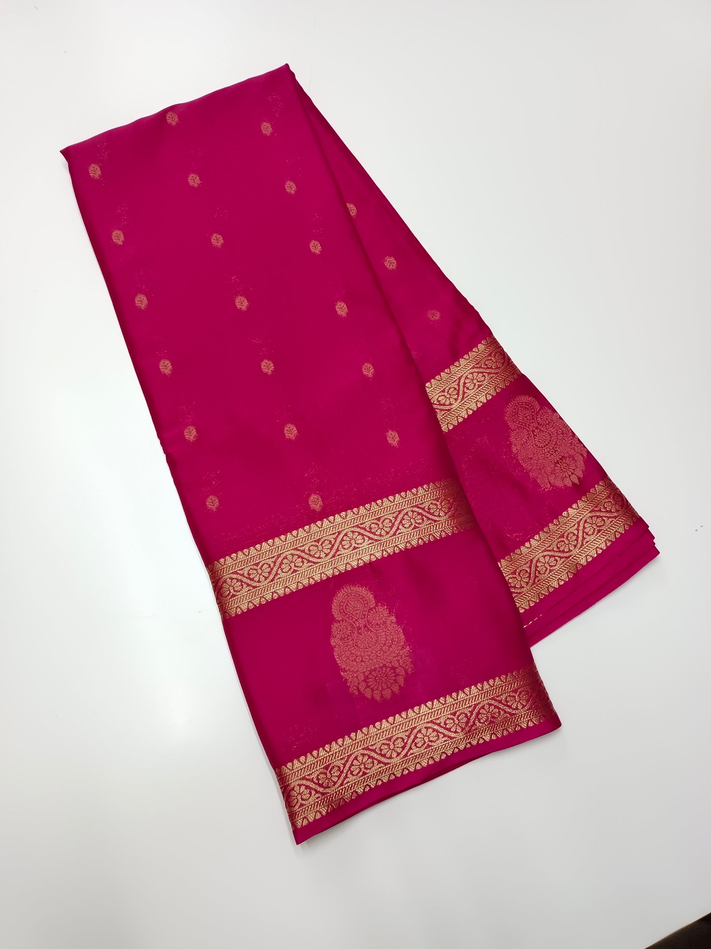 SEMI CREPE SILK SAREE
