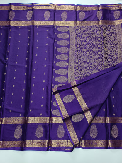 SEMI CREPE SILK SAREE