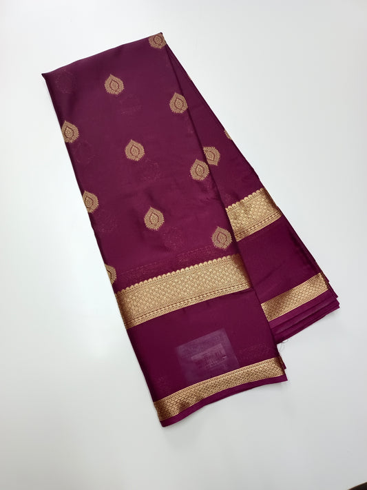 SEMI CREPE SILK SAREE