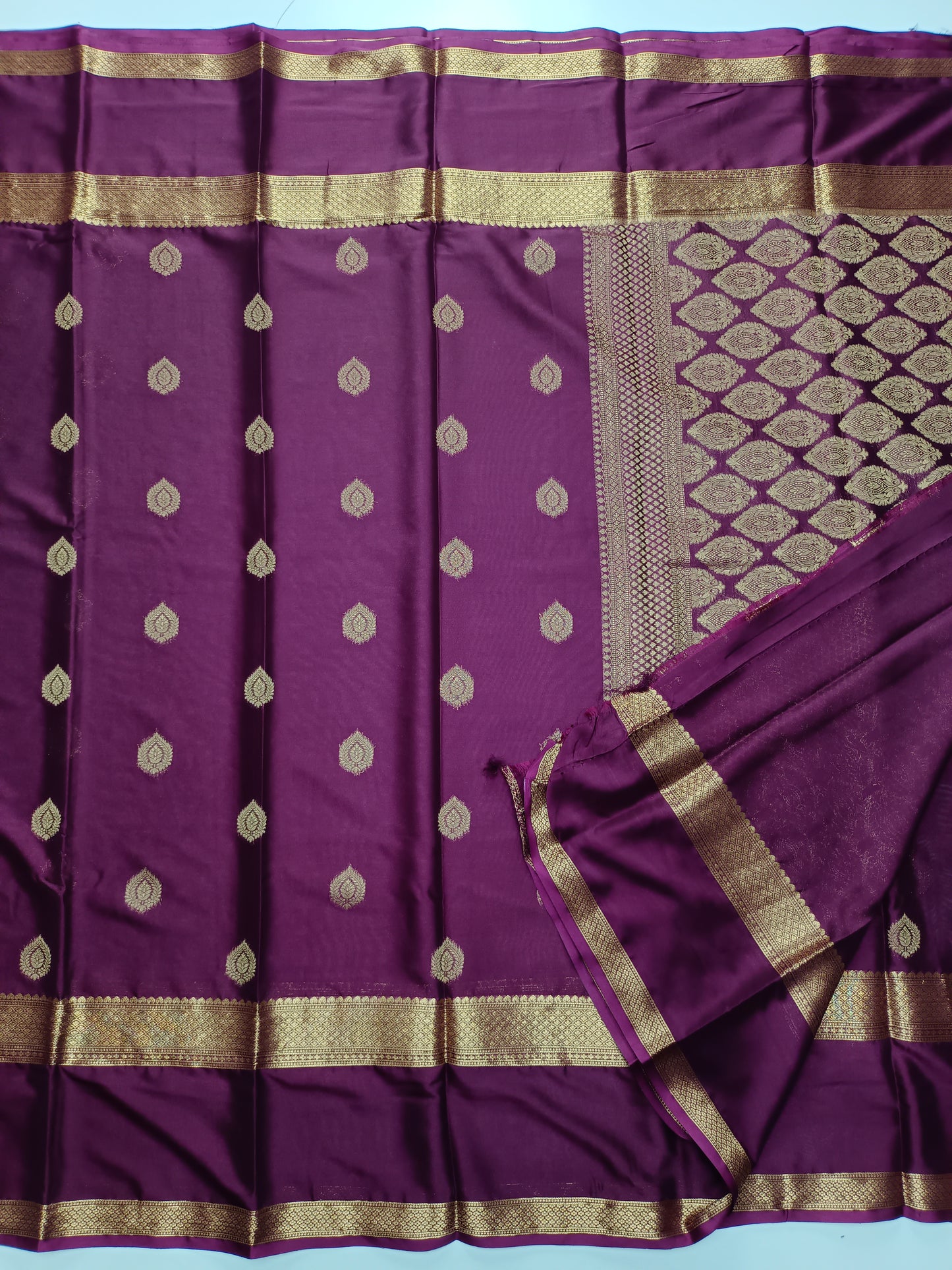 SEMI CREPE SILK SAREE