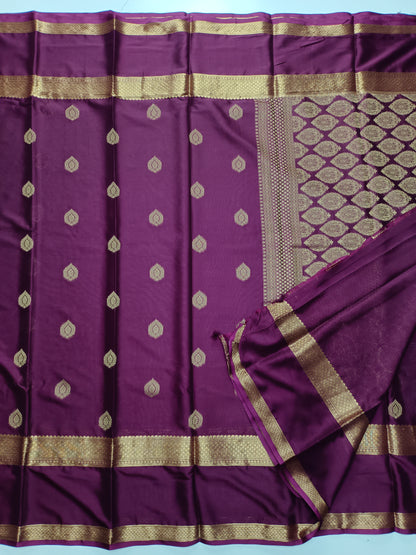 SEMI CREPE SILK SAREE