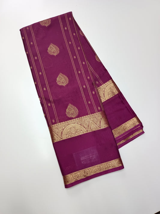 SEMI CREPE SILK SAREE