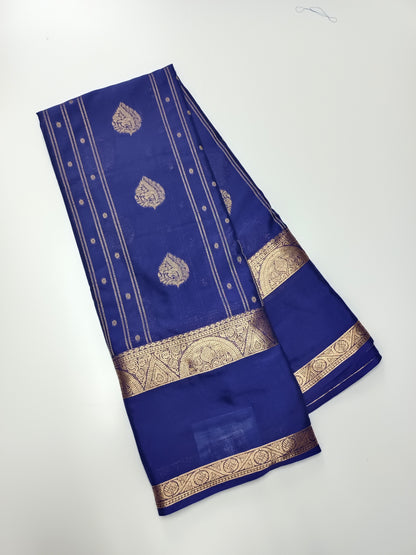 SEMI CREPE SILK SAREE