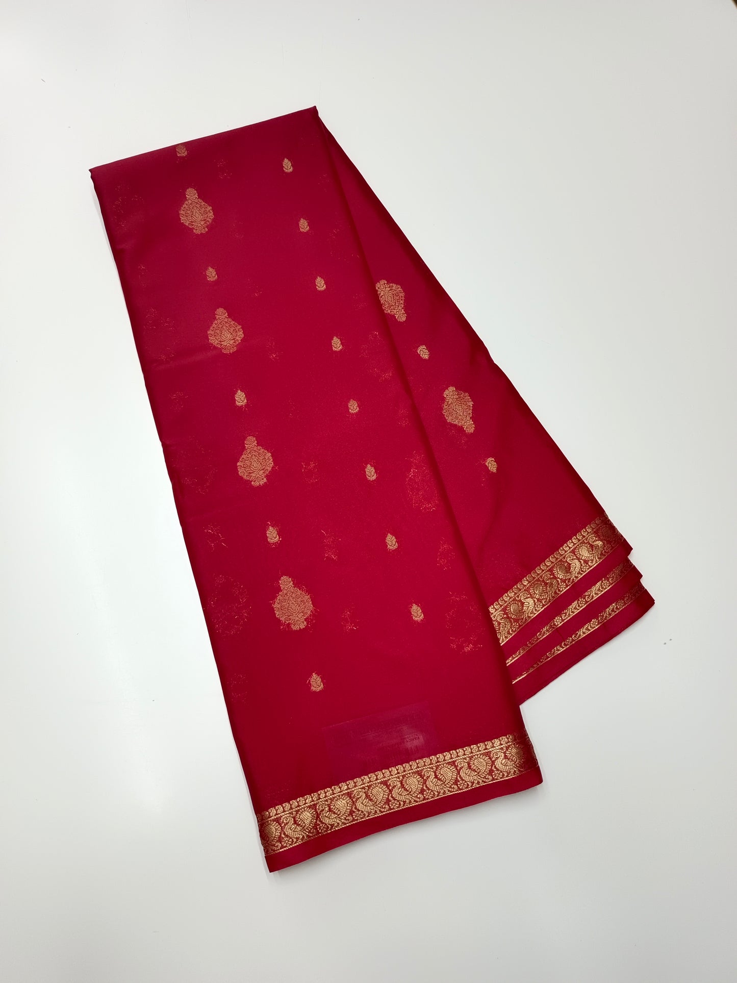 SEMI CREPE SILK SAREE