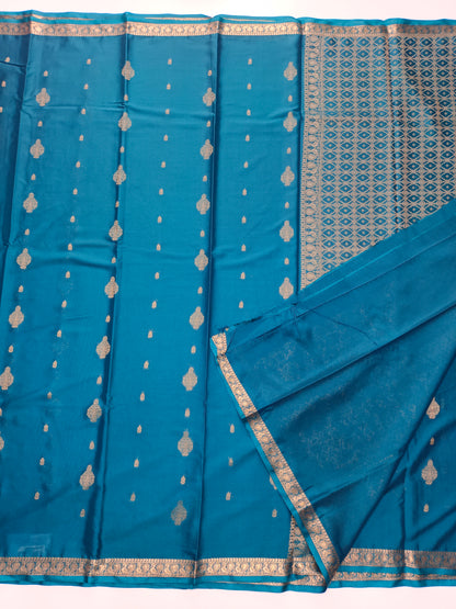 SEMI CREPE SILK SAREE