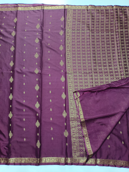 SEMI CREPE SILK SAREE
