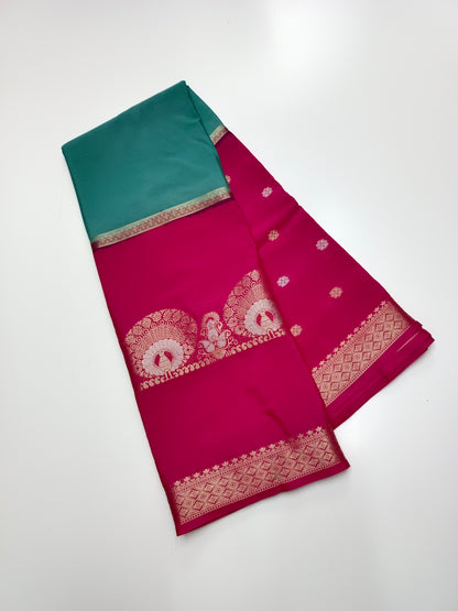 SEMI CREPE SILK SAREE
