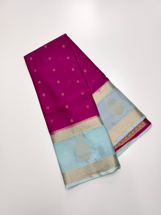 SEMI CREPE SILK SAREE