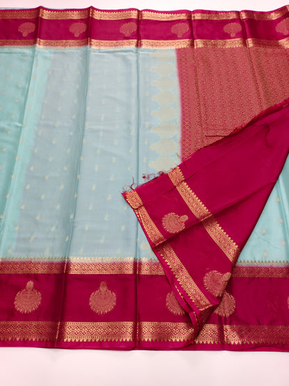 SEMI CREPE SILK SAREE