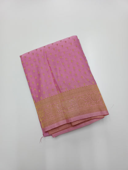 SEMI KADDI GEORGETTE CHIFFON  SAREE