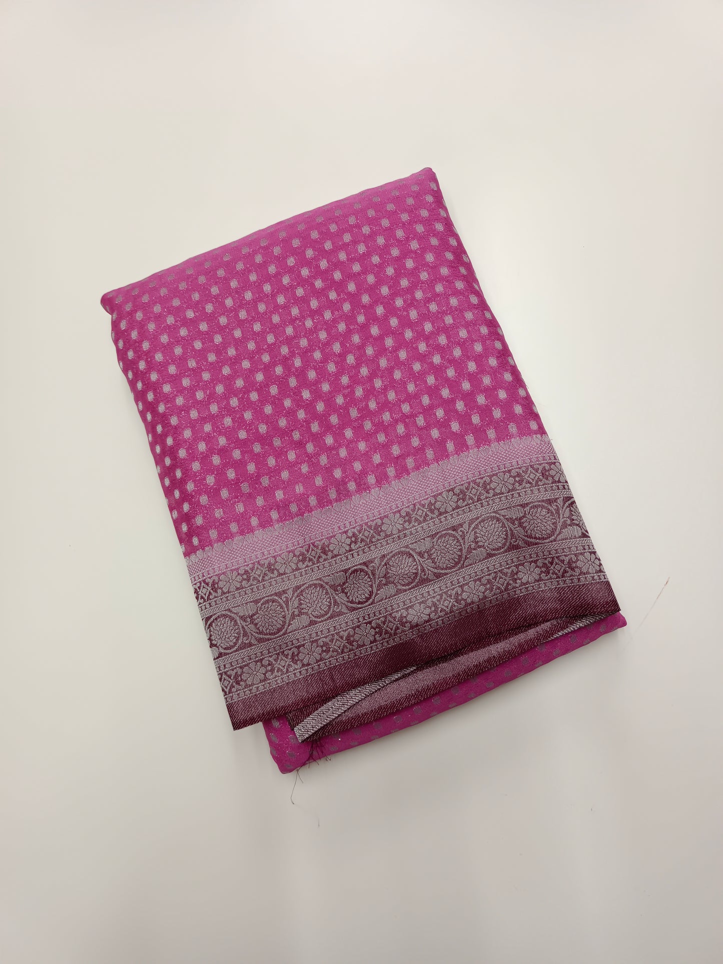 SEMI KADDI GEORGETTE CHIFFON  SAREE