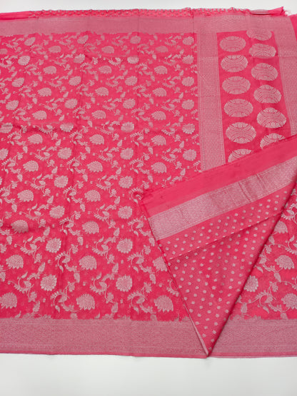 SEMI KADDI GEORGETTE CHIFFON  SAREE