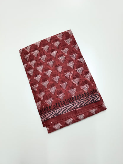 FANCY PRINTED COTTON SAREE