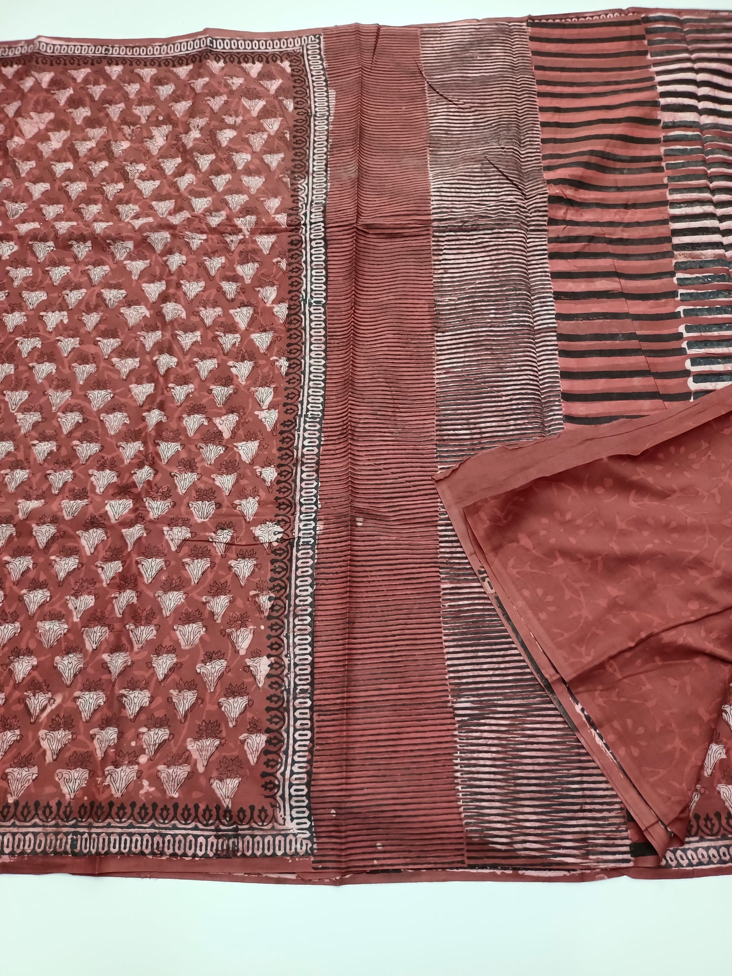 FANCY PRINTED COTTON SAREE