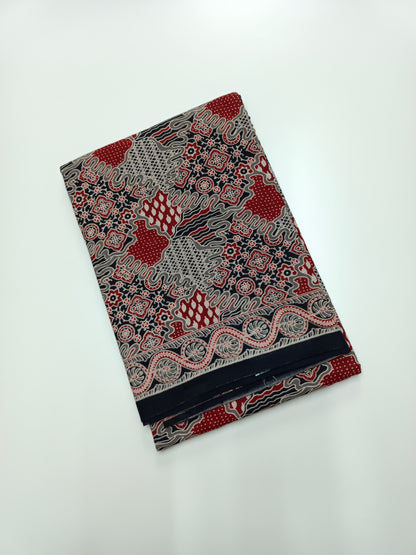 FANCY PRINTED COTTON SAREE