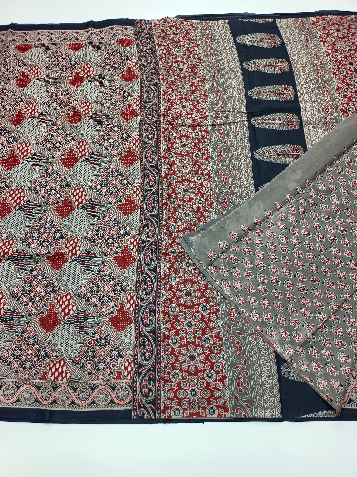FANCY PRINTED COTTON SAREE