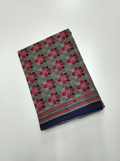 FANCY PRINTED COTTON SAREE