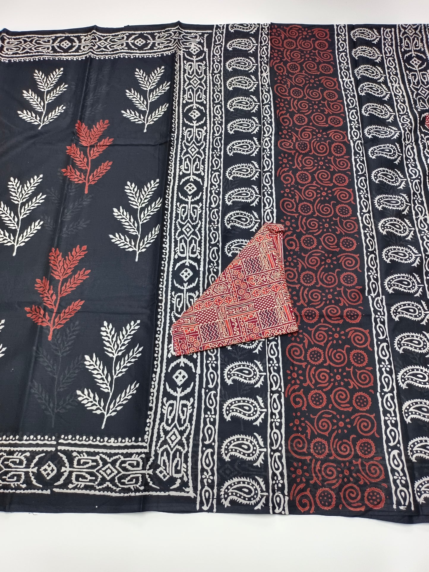 FANCY PRINTED COTTON SAREE