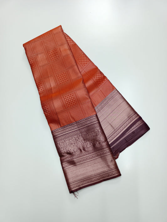KANCHIPURAM SEMI SILK SAREE