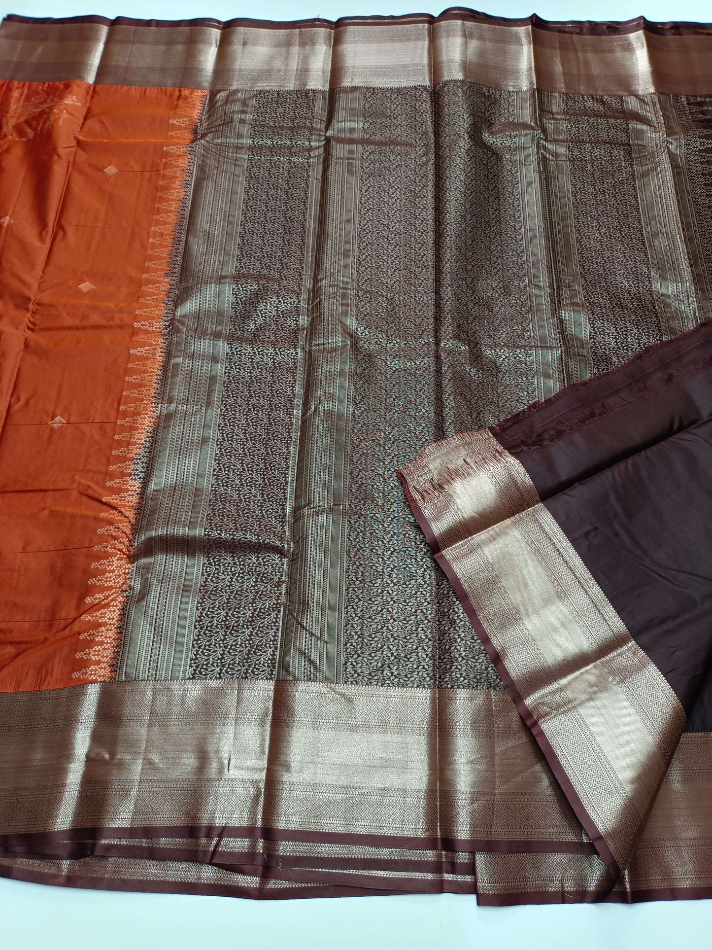 KANCHIPURAM SEMI SILK SAREE