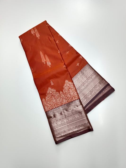 KANCHIPURAM SEMI SILK SAREE