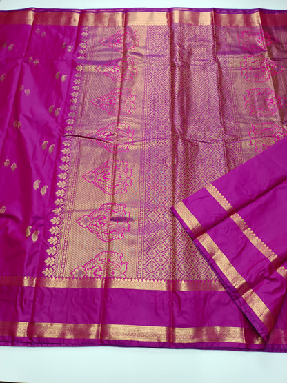 KANCHIPURAM SEMI SILK SAREE