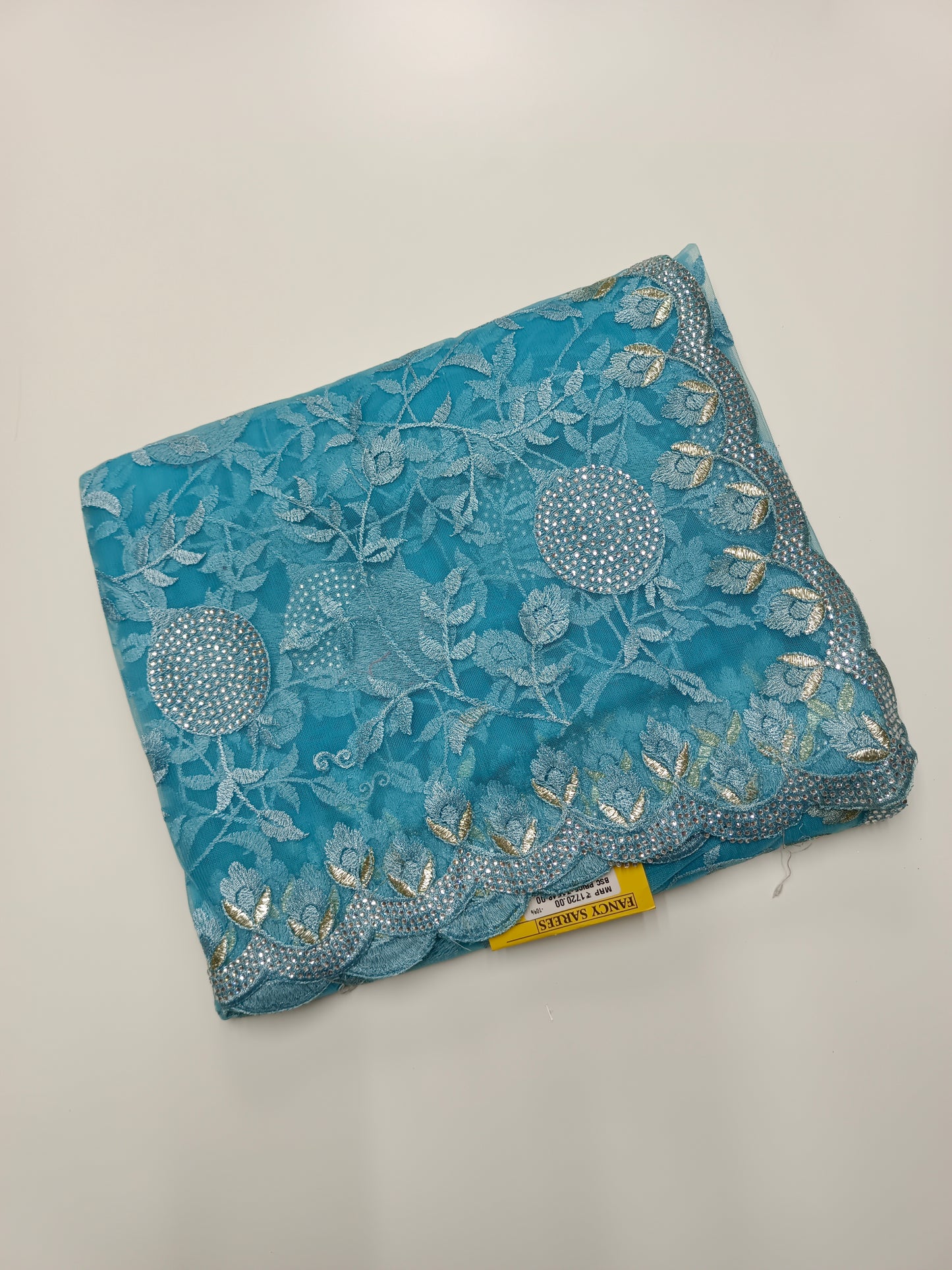 FANCY NETED WORK SAREE