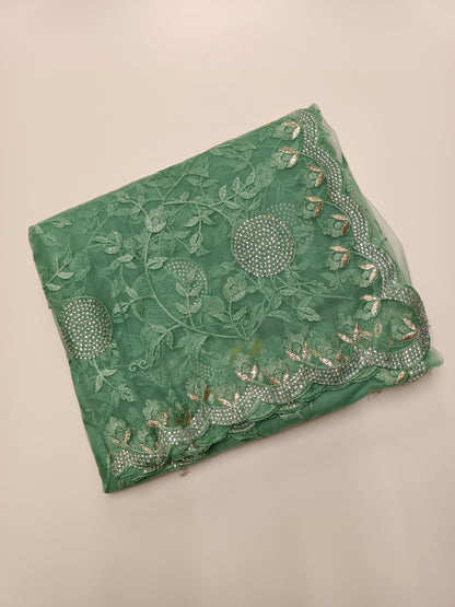 FANCY NETED WORK SAREE