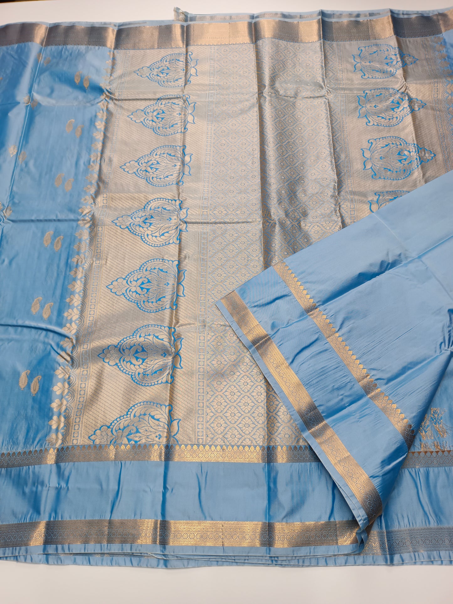 KANCHIPURAM SEMI SILK SAREE