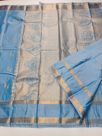 KANCHIPURAM SEMI SILK SAREE
