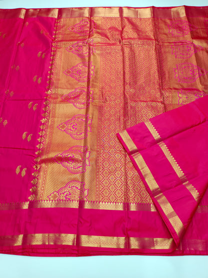 KANCHIPURAM SEMI SILK SAREE