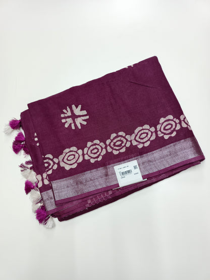 FANCY LENIN SAREE
