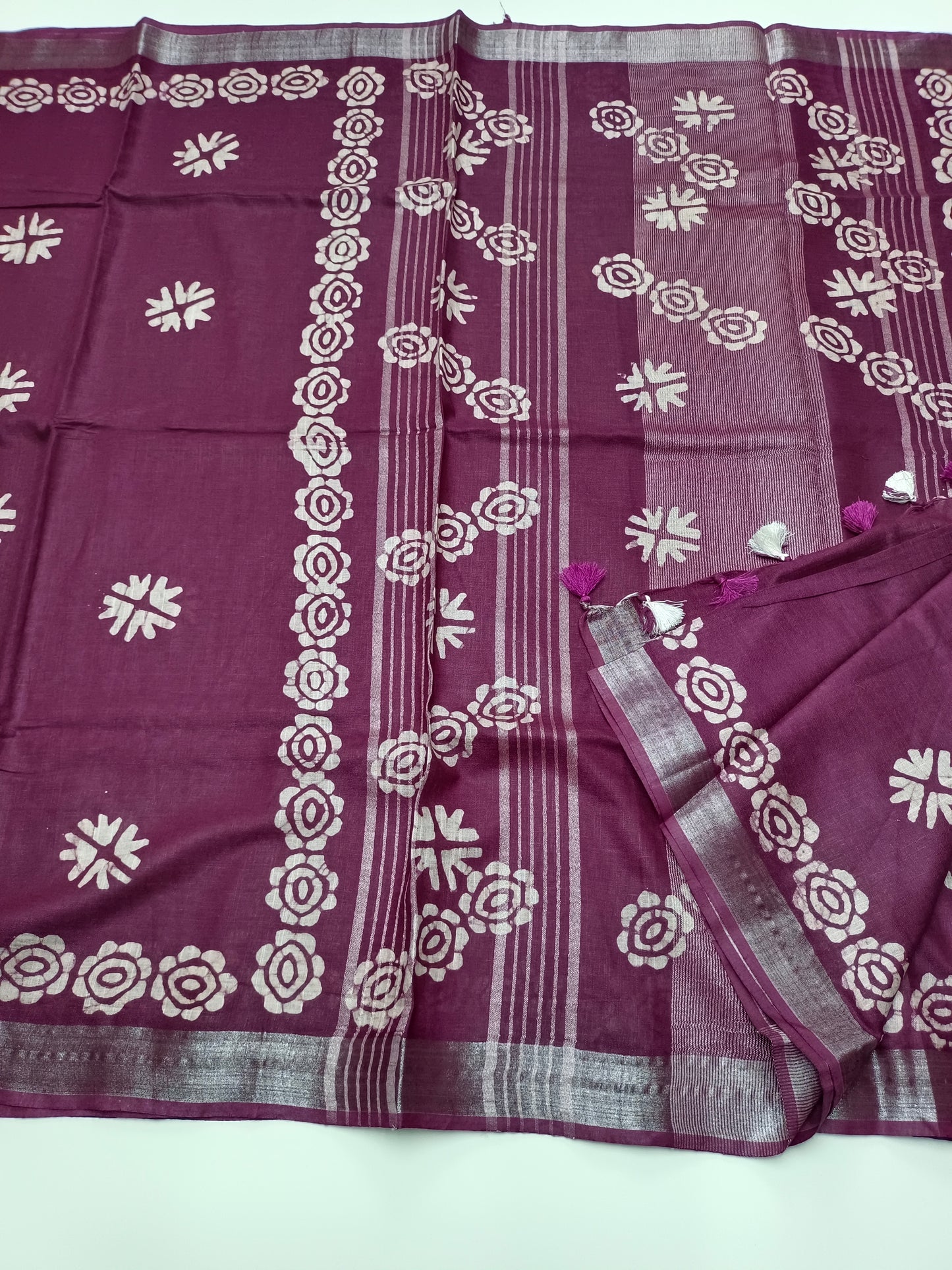 FANCY LENIN SAREE