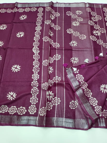 FANCY LENIN SAREE