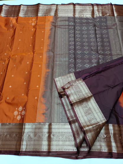 KANCHIPURAM SEMI SILK SAREE