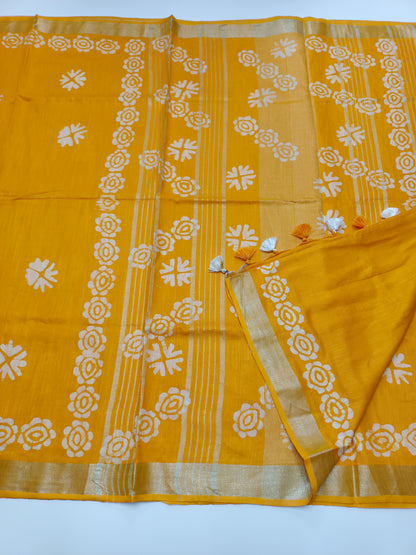 FANCY LENIN SAREE